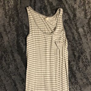 Pieces Striped Maxi Dress